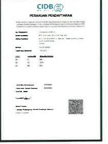 CIDB registration certificate