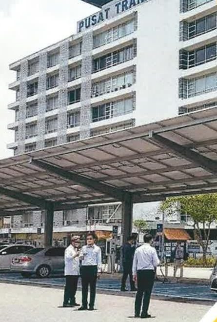 EV charging infrastructure outside a commercial building